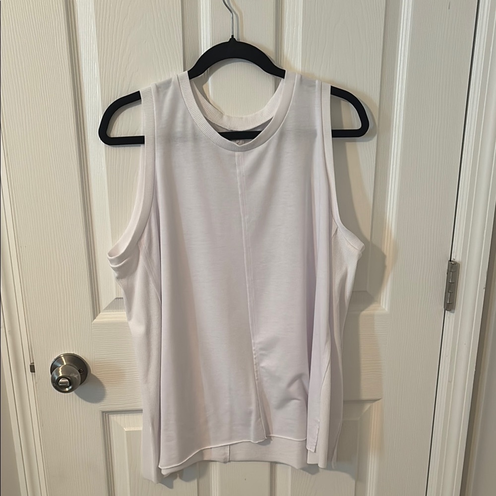 Mud Pie White Relaxed Muscle Tee